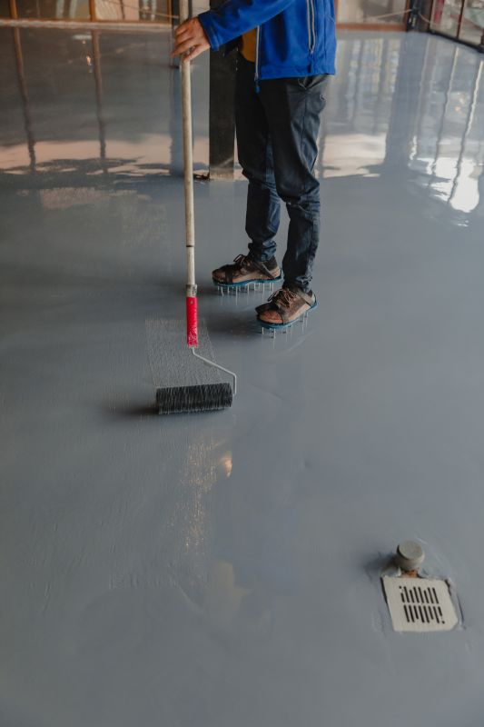 Epoxy Garage Flooring Installation in Winston Salem, NC