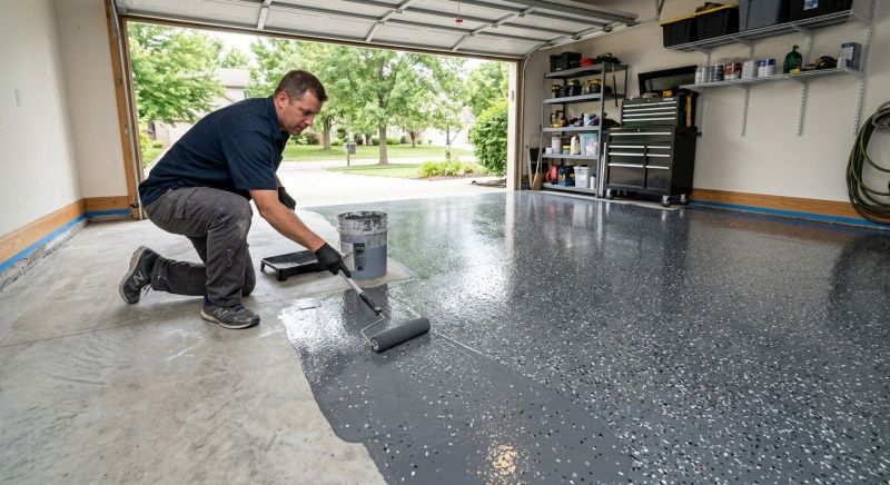 Garage Floor Resurfacing in Loudoun County, VA